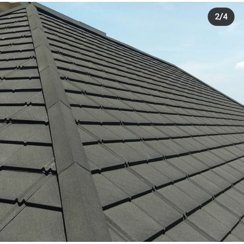 Baja ringan terpasang + genteng metal prima roof minimalis