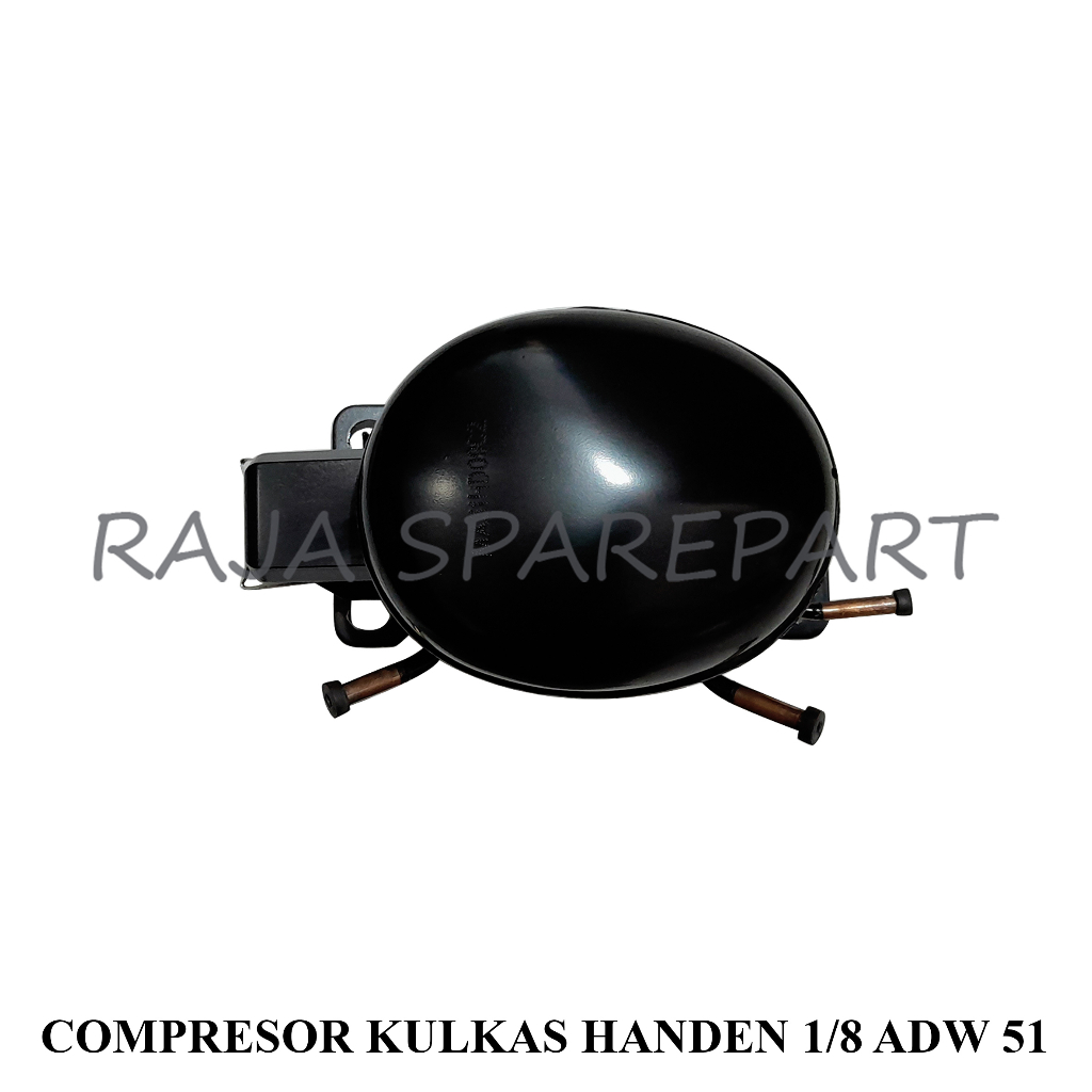 Compressor Kulkas &quot;HANDEN&quot; 1/8HP (Harga Sudah Termasuk Packing Kayu)