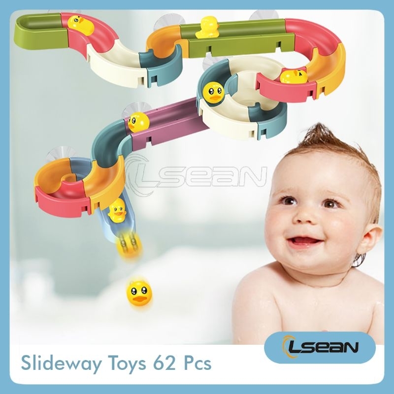 SLIDEWAY BABY BATH TOYS LINTASAN SELUNCURAN MAINAN MANDI ANAK