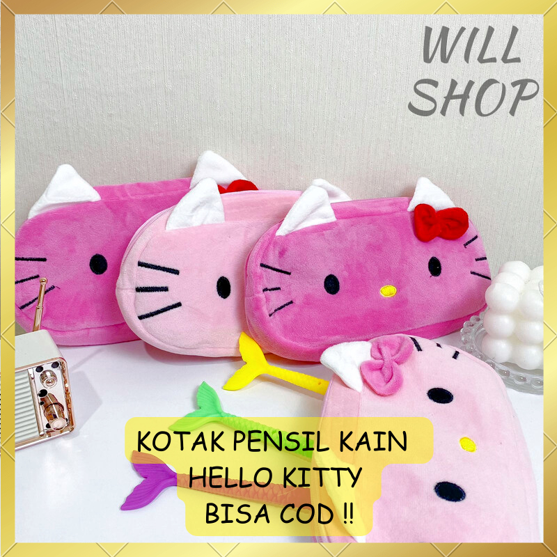 

BISA COD !! KOTAK PENSIL KAIN HELLO KITTY / KOTAK PENSIL PLUSHIE BULU PERLENGKAPAN SEKLOLAH TERMURAH BISA GROSIRAN