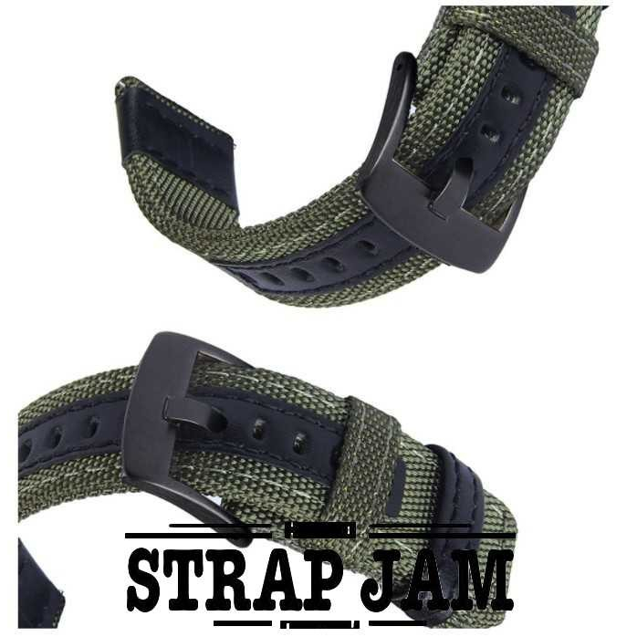 Tali Jam Tangan Kompatibel Coros Apex 2 Pro 46mm - Strap 22mm Woven Quick Release
