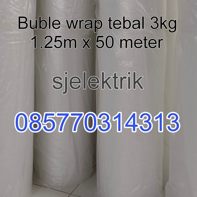 

Bubble Wrap 3kg inapack