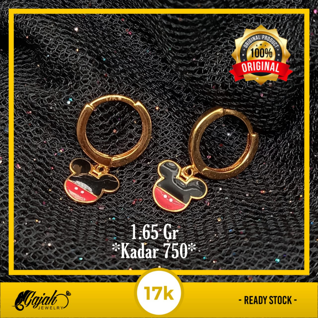 Anting Emas 17K - 1.65 Gr Kadar 750 - 4772