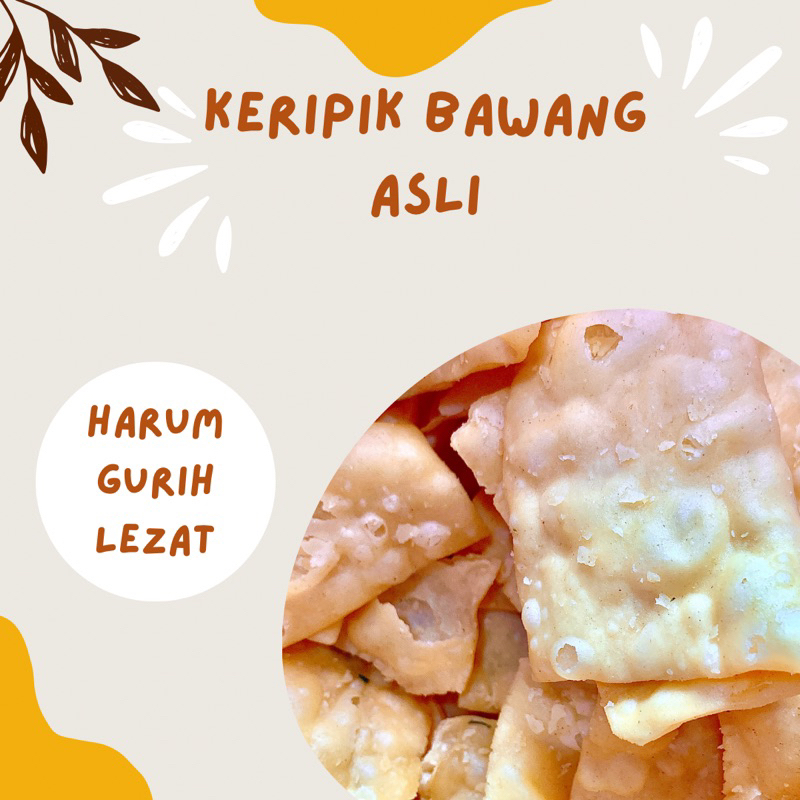 Kripik Bawang Keripik Bawang Enak Gurih Lezat 1Kg