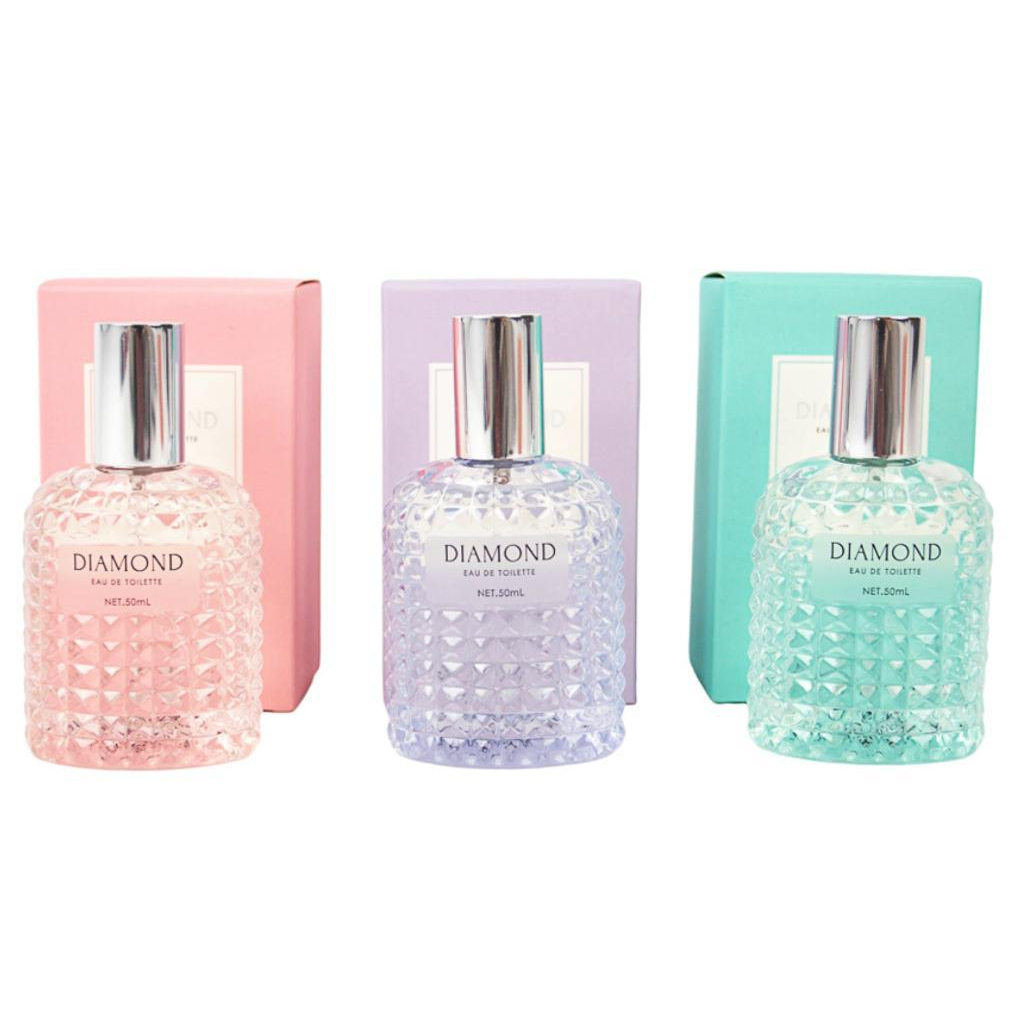 MINISO PARFUM DIAMOND EAU DE TOILETTE PARFUME UNISEX AMESTHYST PINK RUBBY SAPPHIRE LOST IN TOKYO