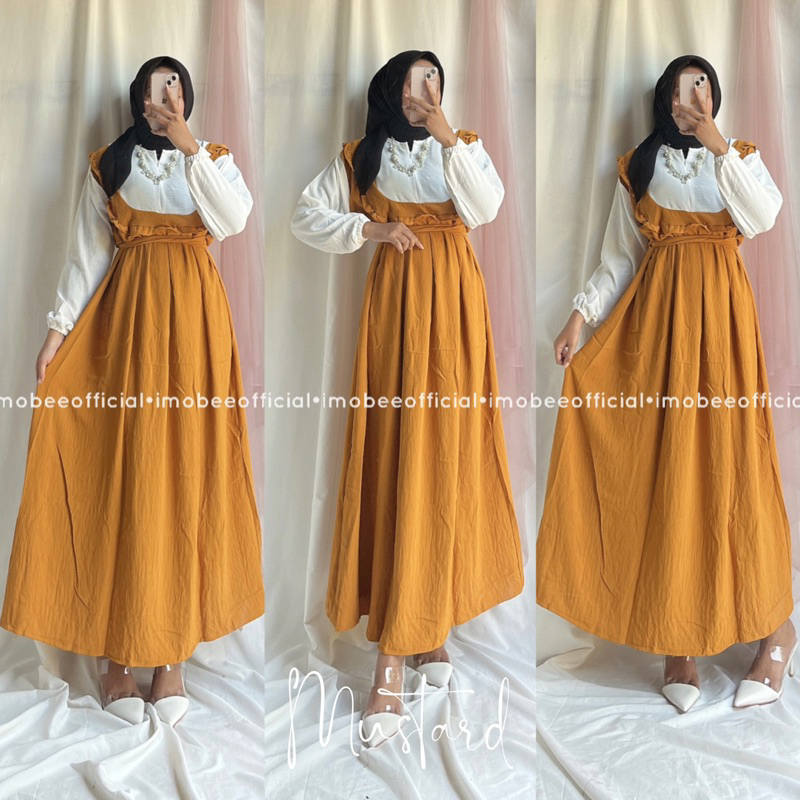 LAQUEEN DRESS CRINKLE AIRFLOW REMPEL KOREA