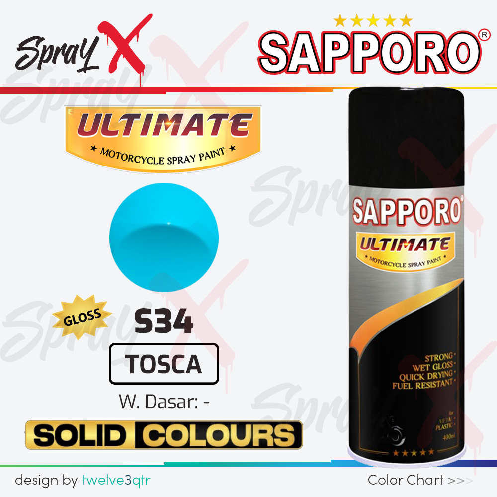 SAPPORO ULTIMATE TOSCA S34 400ML / BIRU TOSKA