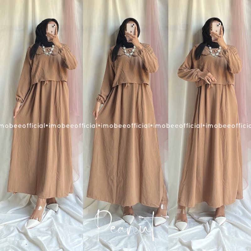 EMMA DRESS CRINKLE AIRFLOW KOREA SERUT