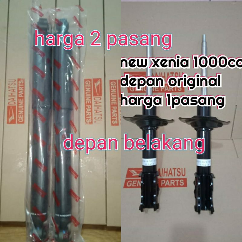 shockbreaker new xenia 1000cc depan belakang original 100%