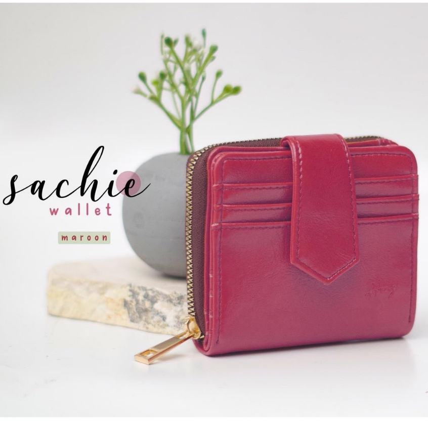 Dompet Wanita Kecil Hody Sachie Wallet Maroon