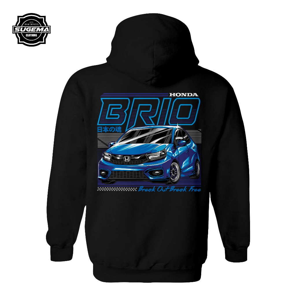 Hoodie Jumper Honda BRIO JapanSoul