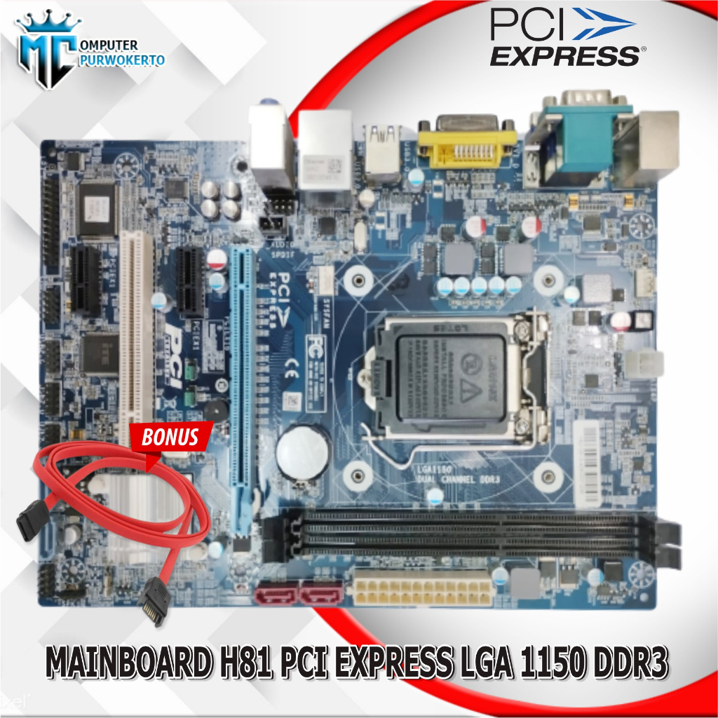 Mainboard Mobo Motherboard H81 Socket 1150 DDR3