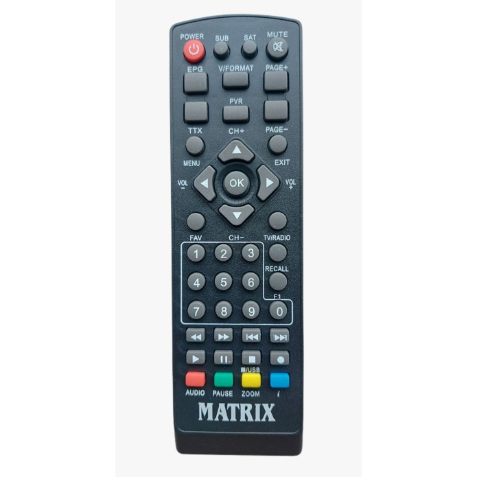 Remote STB matrix burger dan STB matrix apple kuning