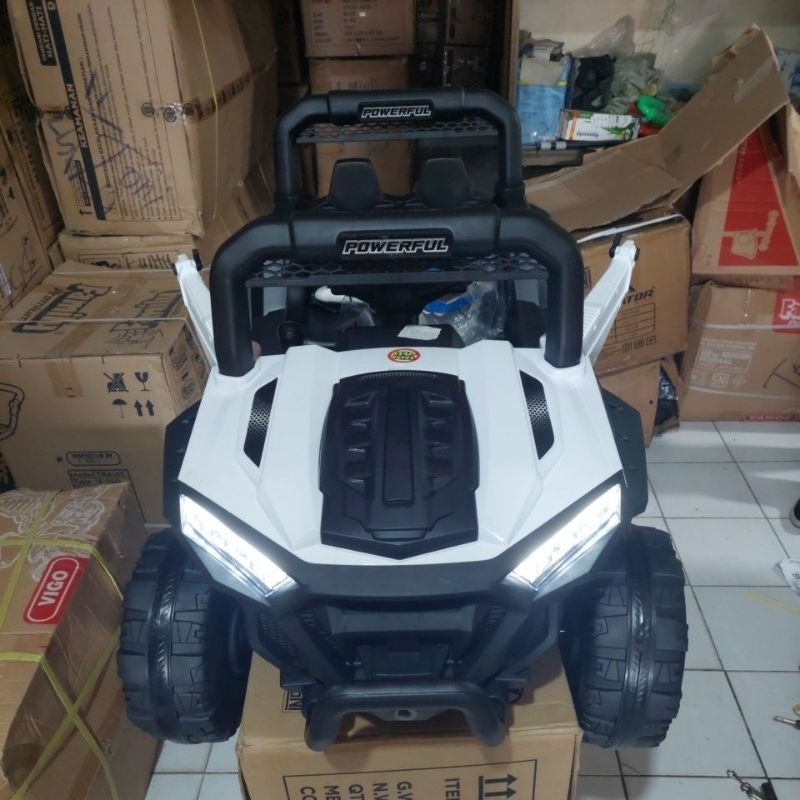 Mainan Anak Mobil Aki Volta SHP Tiger 5068 &amp; Mokidz A610 Motor Sepeda Baterai Aki Cas Charger