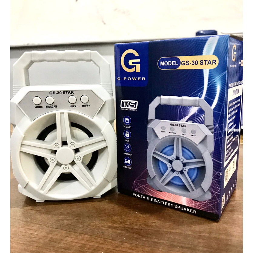 Gpower Speaker bluetooth portable 3&quot; GS-30 STAR PRO Original