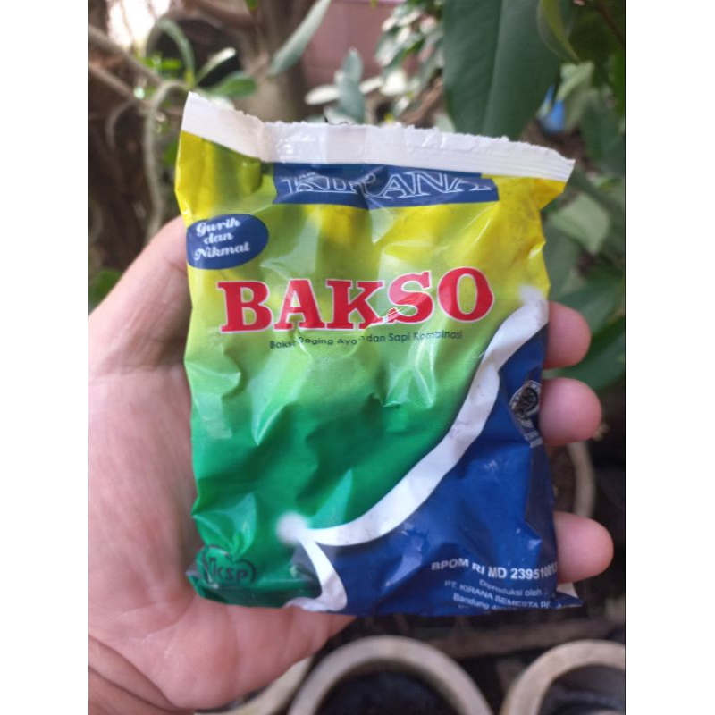 

Kirana Bakso Sapi (Isi 20pcs) Kemasan 120gram
