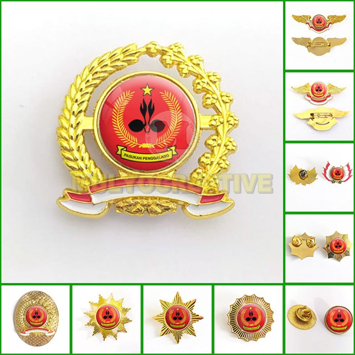 Pin Pramuka Pasukan Penggalang Bros Logo Pasukan Penggalang Wing Tiska