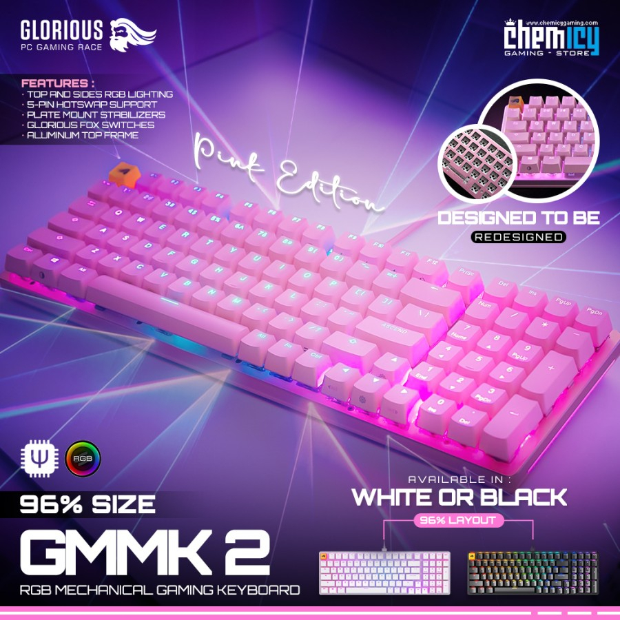 Glorious GMMK 2 96% RGB Hotswap Mechanical Gaming Keyboard