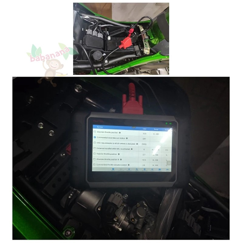 Kabel OBD1 Motor 6 Pin ke OBD2 16 Pin to OBDII Diagnostic Error