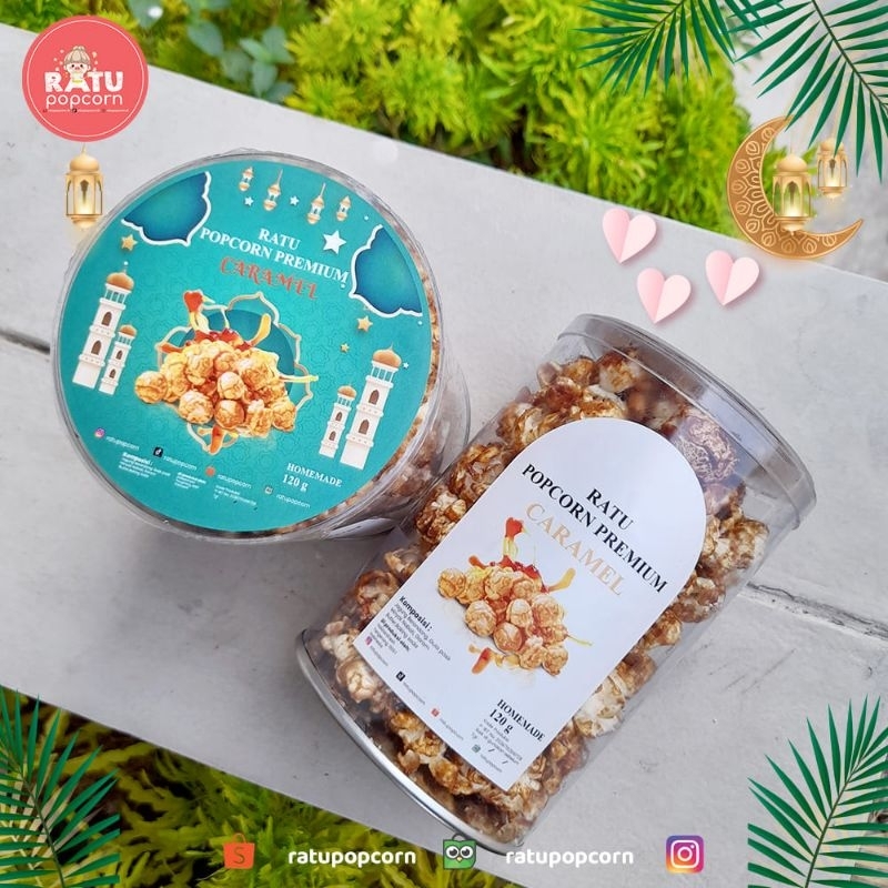 

[NEW] POPCORN CARAMEL 120gr - Ratupopcorn / Makanan Manis Crispy Cemilan Popkron Snack Jagung