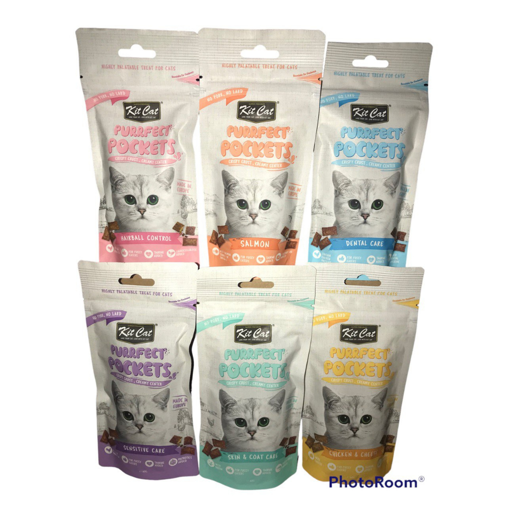 KIT CAT PURRFECT POCKETS / SNACK KUCING KIT CAT 60GR