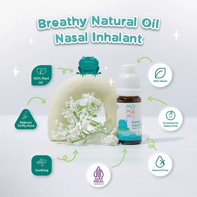 Momami Breathy Natural Oil - Nasal Inhalant Momami