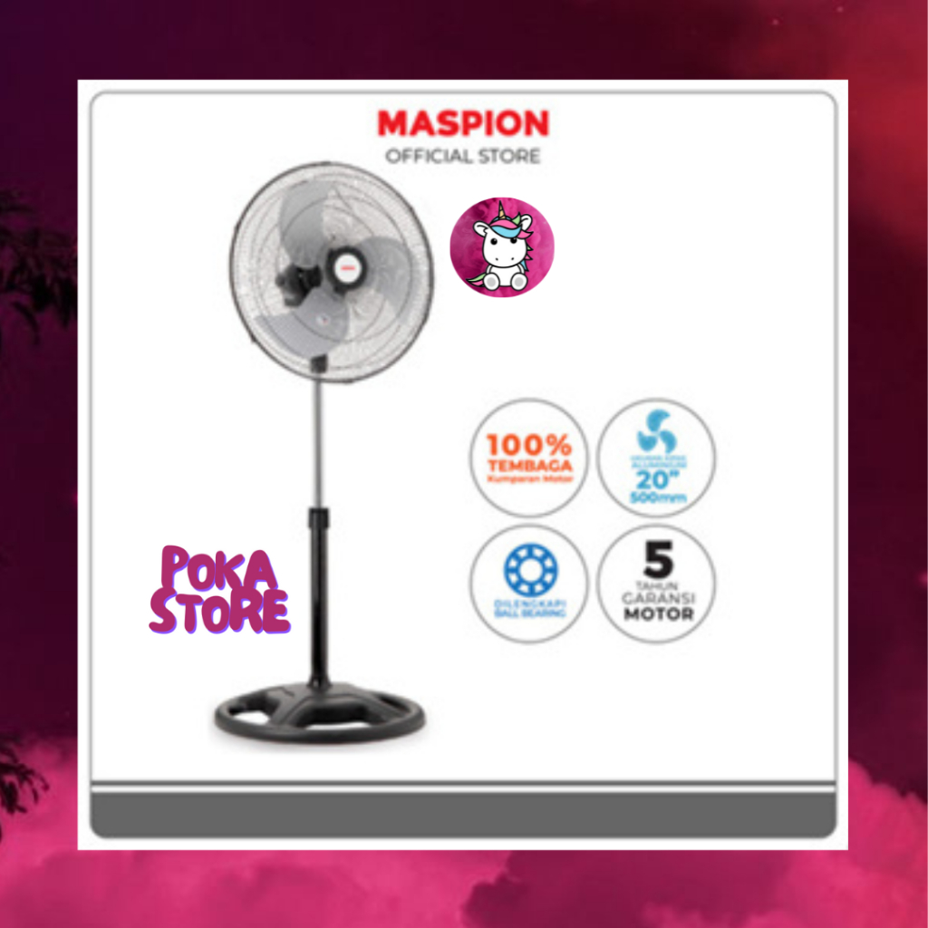 KIPAS ANGIN BERDIRI / STAND FAN MASPION 20'' - PW 502