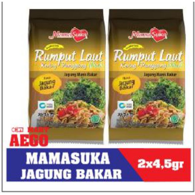 

MAMASUKA RUMPUT LAUT jagung bakar 2x4,5gr