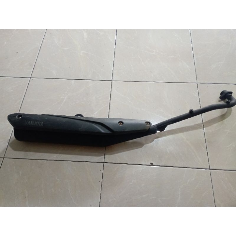 KNALPOT STANDARAN YAMAHA VEGA VORCE F1 ORIGINAL 1FD6