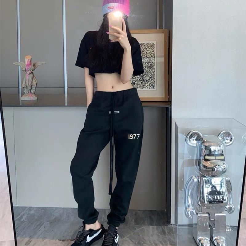 

2Xbtygneal Sakha Snack ) Fog Essentials Fear Of God Jogger Pants Mirror Celana Joger Unisex