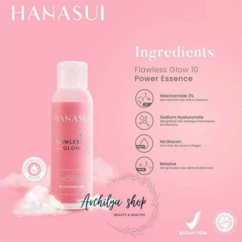 HANASUI Flawless Glow 10 Power Essence