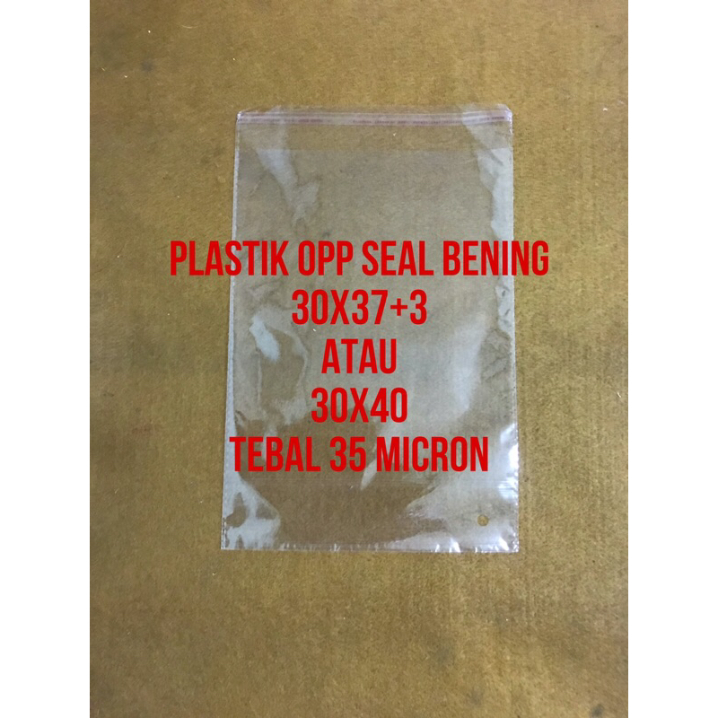 Plastik opp seal 30x37 +3,opp seal 30x40 plastik baju opp double seal opp seal 35 micron