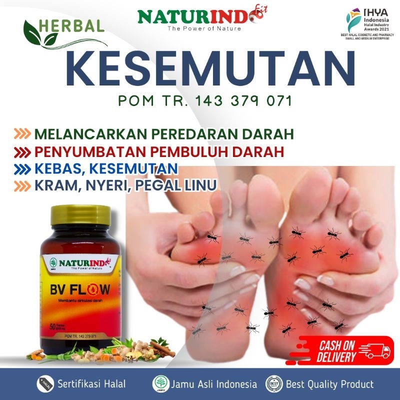 Kesemutan  kebas melancarkan peredaran darah penyumbatan darah ampuh bv flow