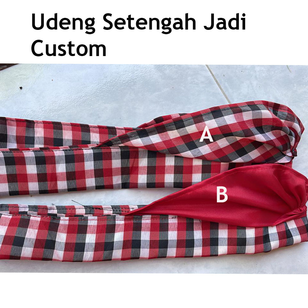 Udeng Setengah Jadi CUSTOM - Ikat Kepala Khas Bali