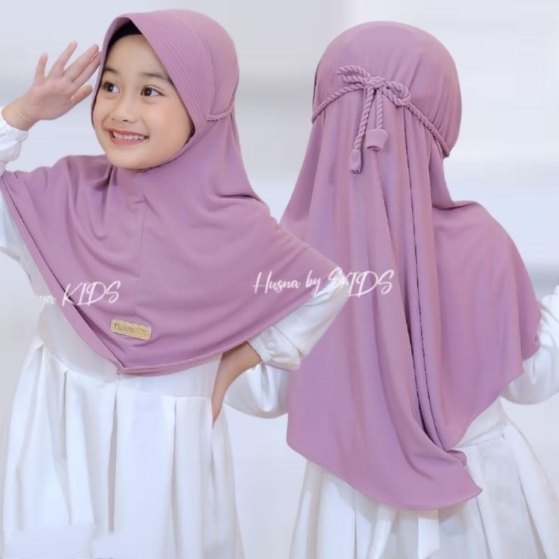 Hijab husna Anak tali ori husna