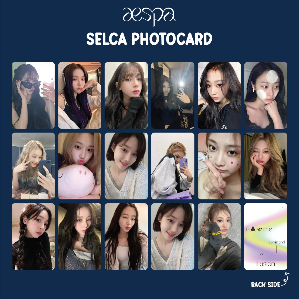 PHOTOCARD UNOFFICIAL SELCA AESPA