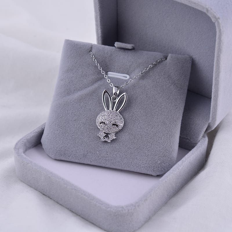 kalung titanium fashion kelinci besar