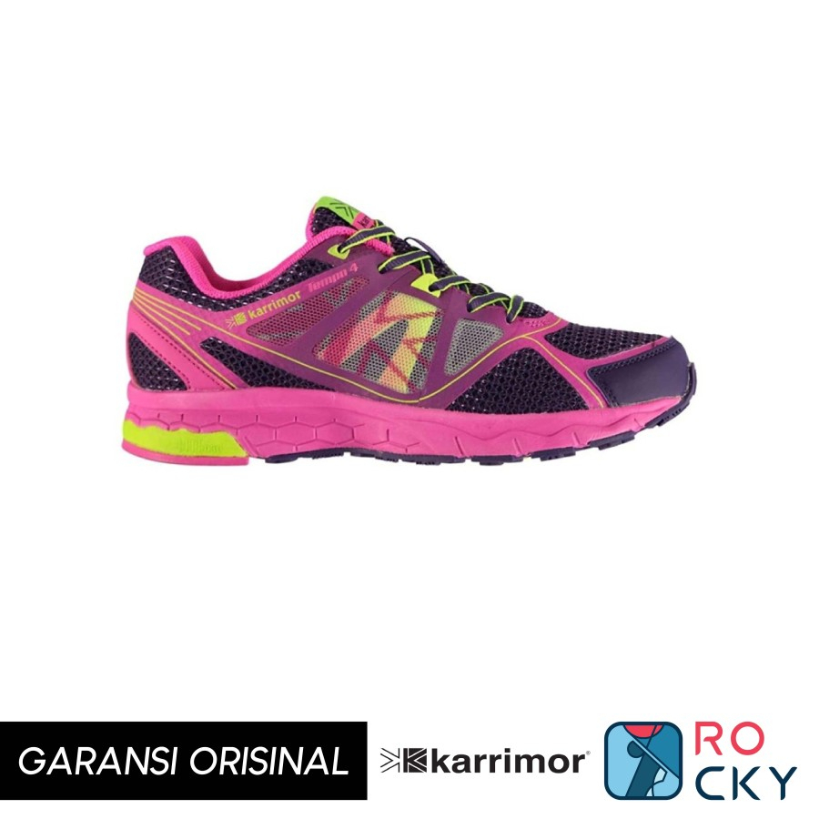 Sepatu Running Wanita Karrimor Tempo Trail Shoes Color Purple Size 37