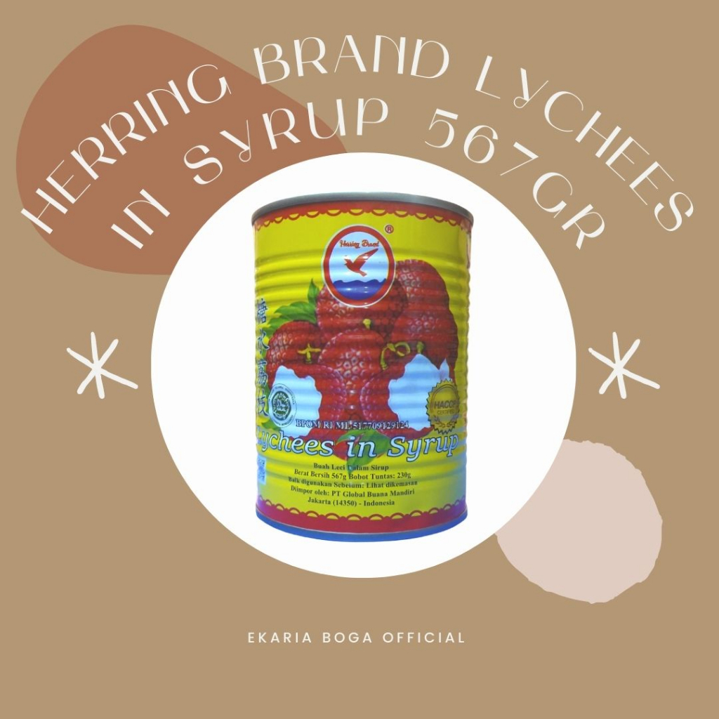 

SYRUP | BUAH KALENG | HERRING BRAND LYCHEES IN SYRUP 567GR