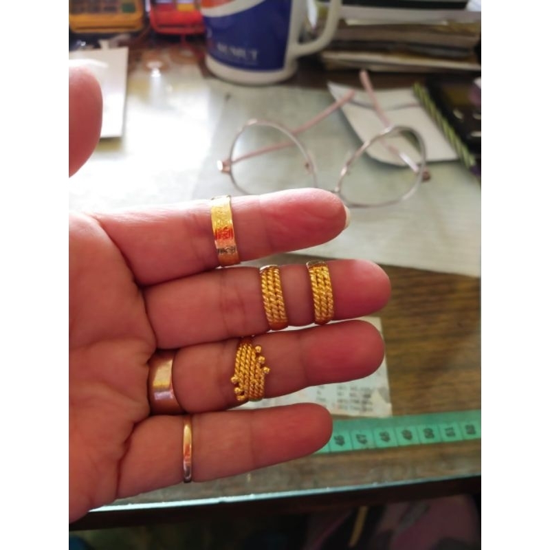 Cincin Asli Mas LM 24K Kadar 999,9%.