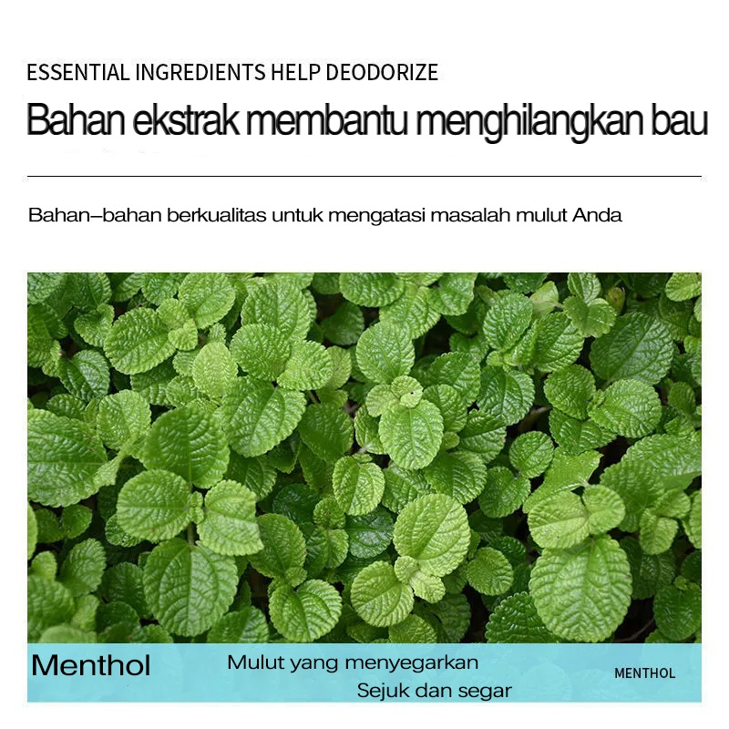 Refresh Mouth Spray Penyegar Mulut,Parfum Mulut dan Pengharum Mulut 10ml Obat Bau Mulut Penghilang -Mouth Spray Mulut Fresh untuk Menghilangkan Bau Mulut (Mint/Peach)