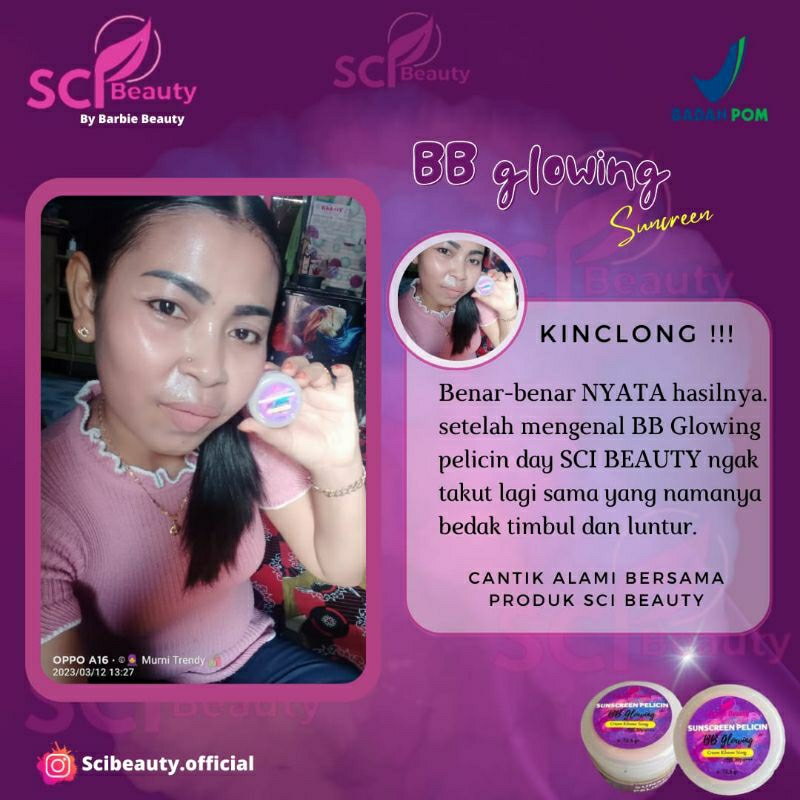 paket usaha sunscree Barbie beauty produk ori 100%