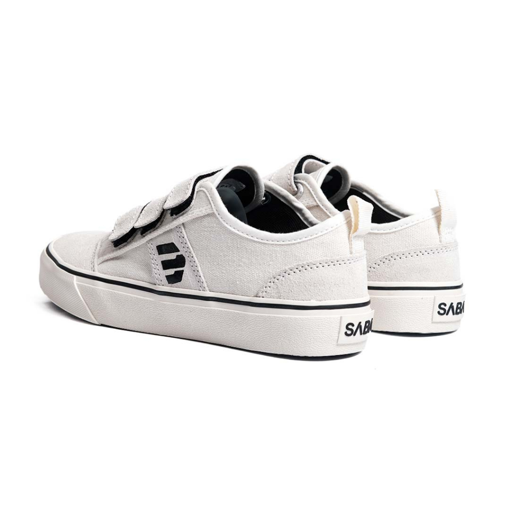 SABA Velcro Off White - Sepatu Sneakers Casual Pria Wanita