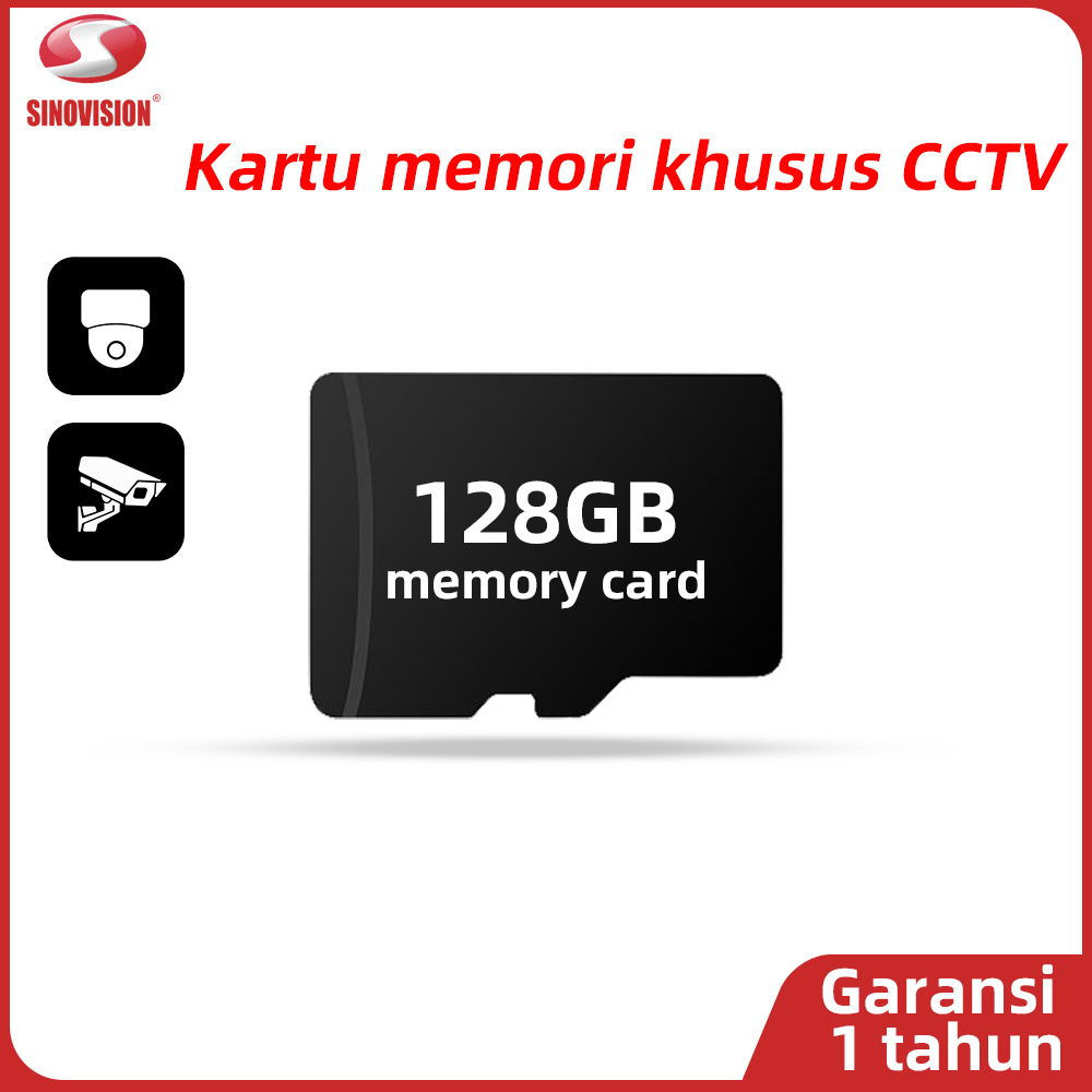 128G CCTV kartu memori khusus Kartu berkecepatan tinggi Kamera pengintai yang berlaku Mendukung cakupan loop 10.000 kali