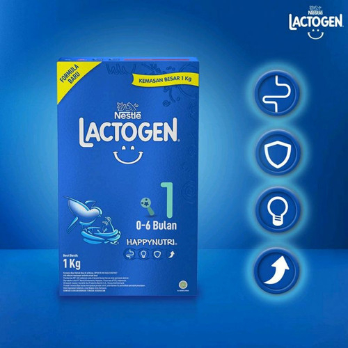 NESTLE LACTOGEN 1 &amp; 2 [1000gr] 1kg SUSU FORMULA