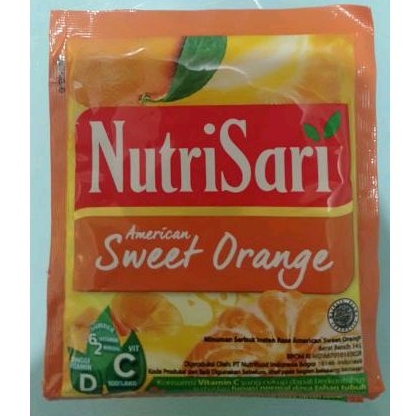 

Nutrisari Sweet orange 1 renceng 10 sachet