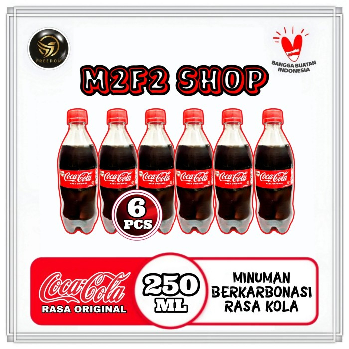 

Coca Cola Minuman Bersoda Botol Plastik Pet - 250 ml (Kemasan 6 Pcs)