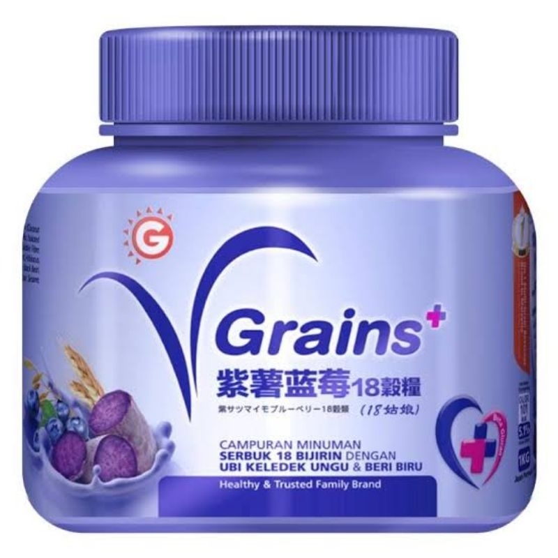 

Good Morning Grains VGrains 1KG READY Serbuk Ubi Ungu & Berry INSTAN