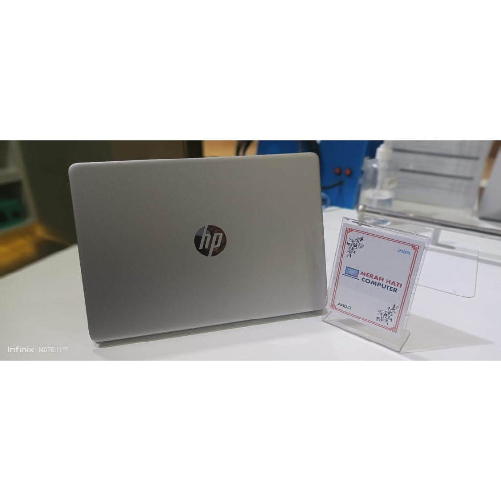 LAPTOP HP 14 INTEL I5 1135G7 16GB 512GB IRIS XE 14HD WIN11HOME SILVER ORIGINAL TERLARIS