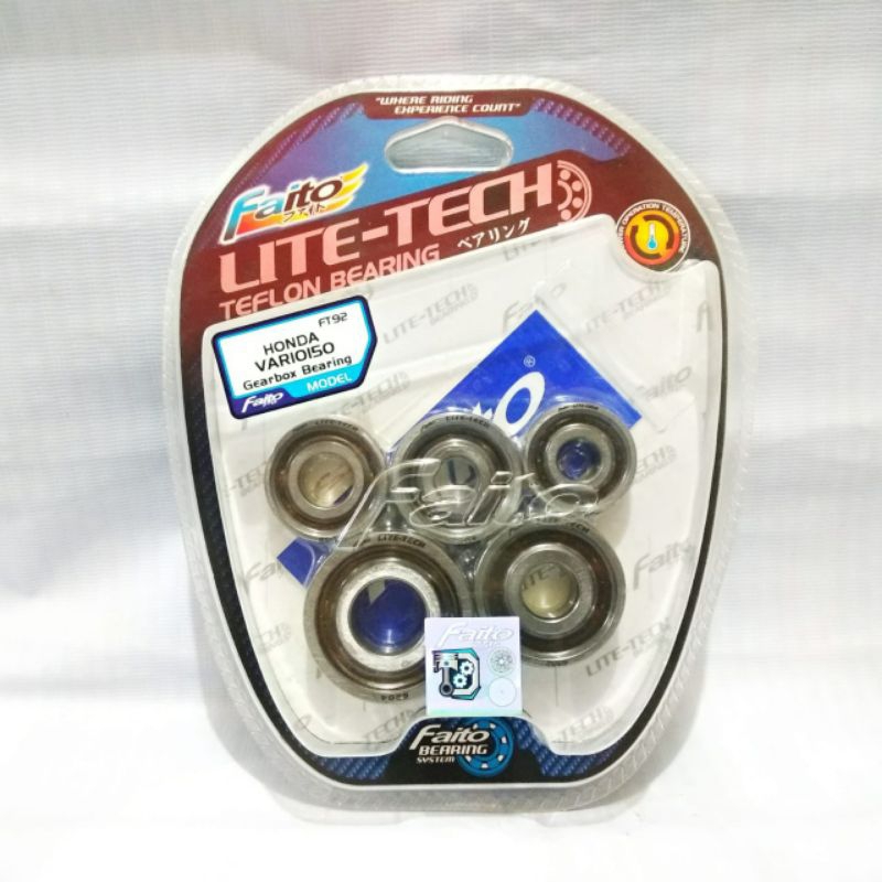 Laher Bearing Girbox Rasio Vario 150 Faito LiteTech